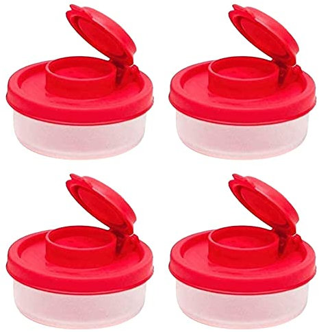 Koanhinn Salt and Pepper Shaker, Moisture-proof Salt Shaker with Lids, Plastic Lid, Airtight Spice Jars
