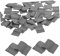 HOODANCOS 50 Stück Mini-Steine Mini-Garten-Tonblöcke Schindeln gefälschte Fliesen Micro Bricks Modellbau dachschindeln DIY Sandtisch Dachziegel Modelle DIY Layout dachziegel dekore