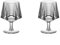 HOTENEAIRE Lot de 2 petits verres à cognac à pied pour whisky traditionnel, bière bourbon, 330 ml (transparent)