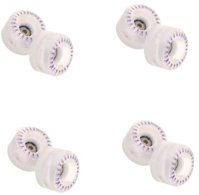 TOYANDONA Set 4 Ruote per Pattini a Rotelle Quad con Cuscinetti Ruote Skateboard LED Illuminate per Pattinaggio Interno Ed Esterno Scorrimento Fluido E Stabilità Migliorata per Adulti E Bambini
