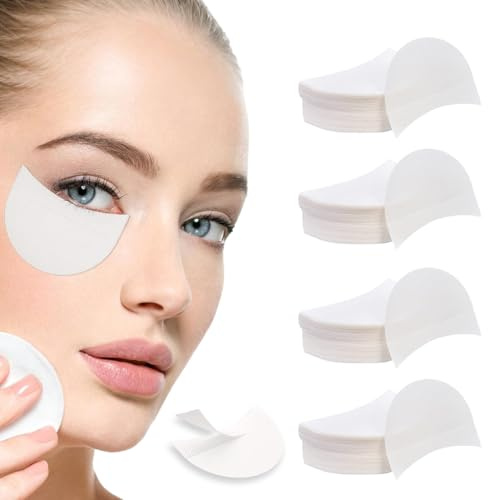 YAZWUR Almohadillas Sombra de Ojos, 200 piezas, Gel Pad, pestañas, Hautfreundlich Schablone, Präzise Lidschatten, y Wimpernverlängerung