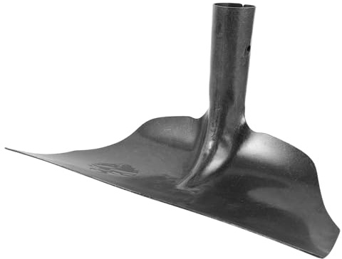 IMIKEYA Pala para Limpiar Estiércol de Acero al Manganeso 30 Cm, Horquilla Metálica Multifunción para Limpieza de Establos de Caballos, Ganado y Granjas, Herramienta Resistente