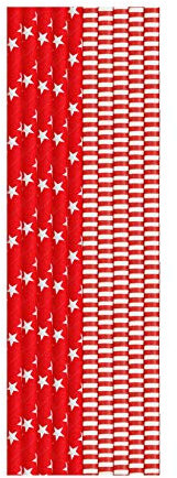 Duni 187351 Paper Straws, Pack of 25