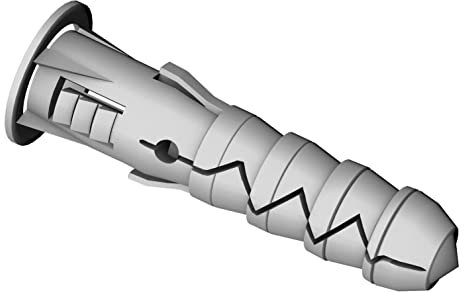 Lot de 25 chevilles pour cavité avec col - Diamètre : 14 mm