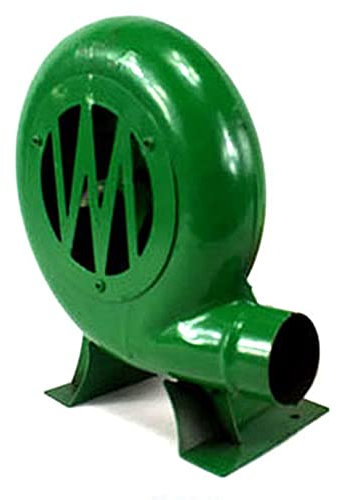 AZICYN 80-350W Ventilateur à manivelle Souffleur d'air Fer Gear Grill manuel Allume-feu Flamme Exciter pour BBQ Pique-nique Camping en plein air Randonnée (250W)