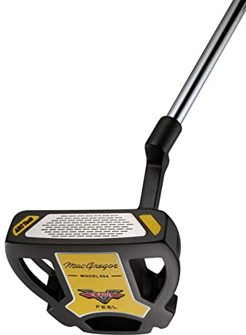 MACGREGOR Feuille en Acier Inoxydable Putter de Golf Unisexe, Jaune, Regular Grip
