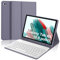 Tastatur für Samsung Galaxy Tab A8 2021 (SM-X200/X205/X207), 7 Hintergrundbeleuchtungsfunktionen, italienisches Layout, Hülle für 10,5 Zoll, abnehmbare magnetische Bluetooth-Tastatur, Lavendelviolett