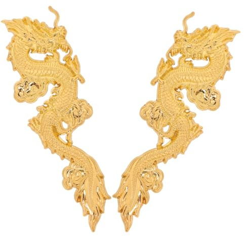 Ciieeo 2pièces Set De Autocollants Dragon pour Voiture Et Camion Emblèmes Décoratifs pour Capot Et Carrosserie