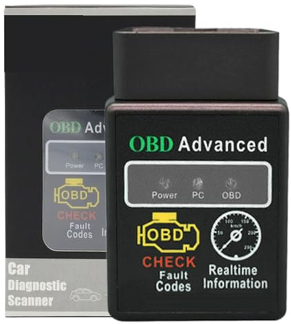 Amesor Lector de Códigos para Automóviles, Lector Inalámbrico de Códigos del Motor, Dispositivos Automotrices para Talleres de Coches, Motos y Embarcaciones