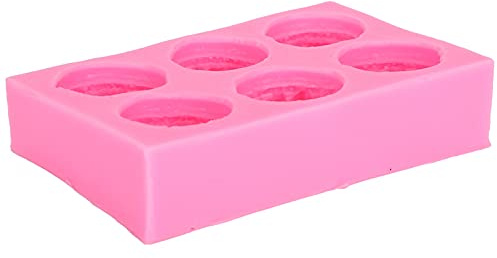 ASHATA Moldes de Macarrón 3D Moldes de Silicona Antiadherentes para Hornear para Decoración de Magdalenas, Pasteles de Pan, de para Velas, Herramientas para Hornear, Gel de Sílice Elástico Fácil de