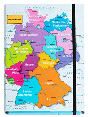 Pagna Heftbox Deutschland DIN A4 Rückenbreite: 40 mm
