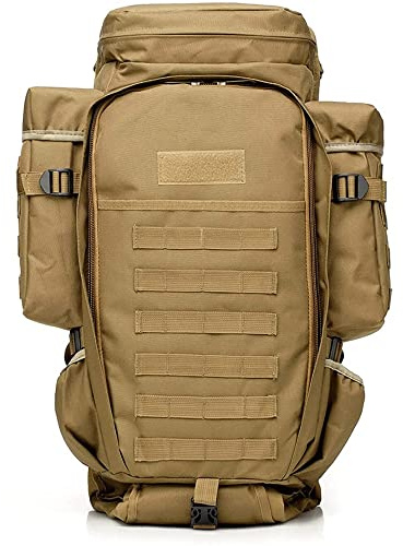 LSWKG Rifle táctico Militar Mochila Hombres,56-75L Hombro Grande ejército al Aire Libre Mochila Mochila Paquete Pistola táctica Bolsa Case (Color : G)