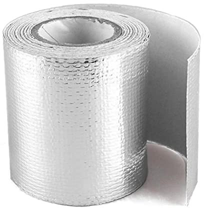 PiniceCore 5m Thermique Échappement Ruban D'échappement L'air Isolation Chaleur Bouclier Protection Chaleur Réfléchissante Soi Barrière Chaleur Réfléchissante