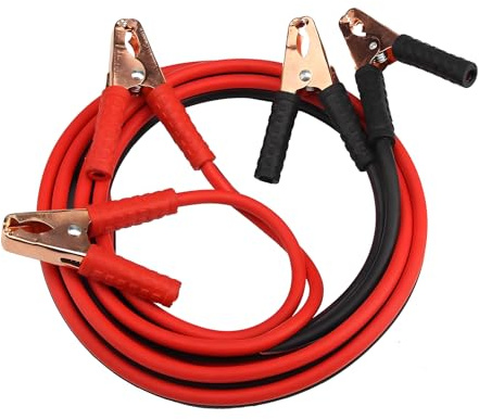 JF HOME BLISS Heavy Duty Jumper Cables Long Battery Booster Cables with PVC Coated Clamps Suitable for Petrol & Diesel Vehicles Includes Carry Bag & Gloves (4M/1000AMP)