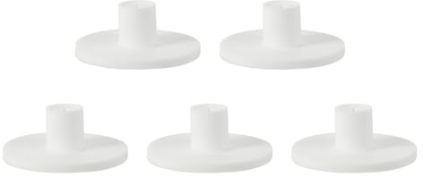 PATIKIL tee De Golf De Caucho, Paquete De 5, Soportes De Práctica De Golf De 1 Pulgada, tee para Campo De Práctica, Soporte De Pelota De Golf Estable, Alfombra De Golf, Blanco