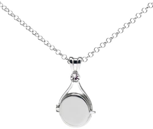 SGERUFZ 1 Pcs Edelstahl Meerjungfrauen Anhänger Schmuck Halsketten, Plötzlich Meerjungfrau Kette Mermaid Medaillon, Passend Für Damen Und Mädchen (Blau)