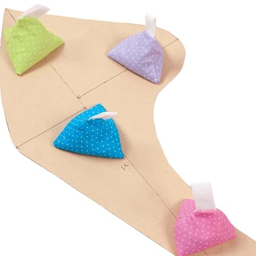 Contrapesos Para Patrones con Asa, 4 Piezas en Bolsa Triangular Suave