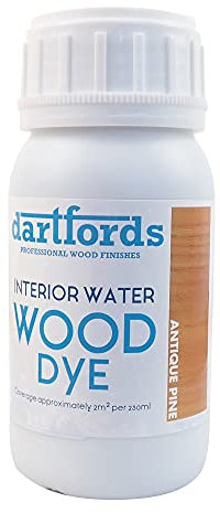 Antique Pine Interior Water Based Wood Dye 230ml Bottle