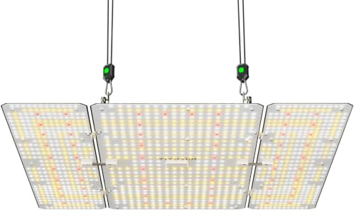 VIVOSUN LumaLight 400W LED Grow Light, Full Spectrum Plant Light, Smart Dimmable & High PPFD for Indoor Plants Seedling Vegetables Bloom, Fits 4×4/5×5 Grow Tents