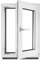 Fenster Kellerfenster Kunststofffenster Kunstoff weiß BxH 40 x 120 cm DIN Rechts - ALLE GRÖßEN - 3 fach Verglasung BxH 400 x 1200 mm - Funktion Dreh-Kipp - BauPlaza