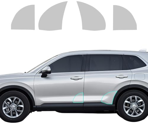 FDAIUN PPF Lámina protectora de pintura para H-onda CRV 2023 2024 2025 TPU PPF lámina protectora transparente accesorio (puerta triángulo pequeño, 4 unidades)