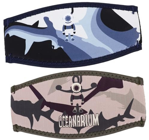 Kisangel Neopren Maskenband Abdeckung Für Tauchmasken Schutzüberzüge Für Schwimmmaske Mit Dekorativem Druck Bequeme Und rutschfeste Strap Covers Für Tauchen Und Schnorcheln