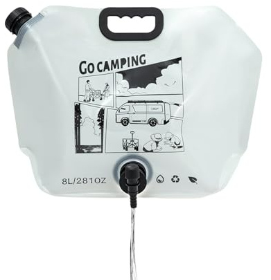 Yuemeuy Sacca d'Acqua - Borsa Contenitore d'Acqua per Campeggio,Sacca da Bere Capiente 8 Litri per Ciclismo Caccia Escursionismo Equitazione attività Sportive