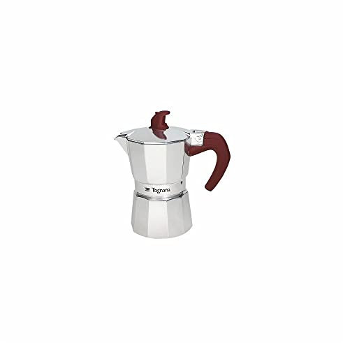 Tognana Extra Style, Cafetière Moka, 1 Tasse, Aluminium, Gris