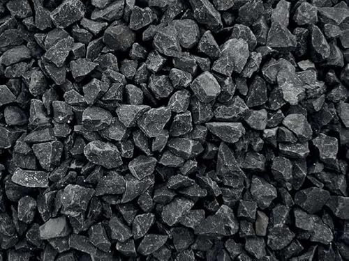 Granulato sassi colorati Nero Ebano 8-16 mm decorazione giardino pietre colorate sacco da 25 kg Vivaio di Castelletto