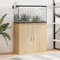 Festnight Aquarium Unterschrank Aquariumständer für Aquarien, Aquarienschrank Schrank Aquarium Tisch HolzwerkstoffSonoma Eiche 81 x 36 x 73 cm