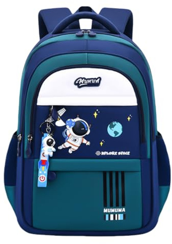 VIDOSCLA Kids Boys School Backpack Elementary Students Book Bag Colorful School Bag for Girls