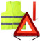 Henjunu Triangolo Auto Omologato Kit,Triangolo Emergenza Auto, Gilet Catarifrangente,Triangolo Emergenza Auto Pieghevole,Kit Emergenza Auto, per Automobile Moto Camper Avvertimento
