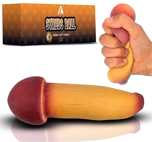 Auners - Mushroom DNA Sensory Stress Relief Ball - Novelty Hand Grip Strengthener Physio Therapy for Anxiety - Gift for Men Women Adults Birthday Present for Teens Him Her - Christmas Stocking Filler