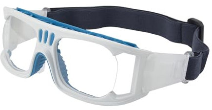 MEAKTSMI Sportbrille Für Erwachsene Schutzbrille Basketballbrille Für Herren Mit Verstellbarem Kopfband Und Austauschbarer Linse