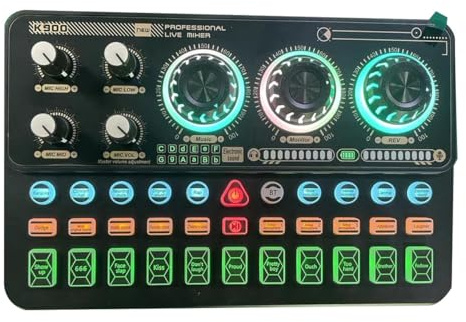 Richeyty SK900 K900 Mixer Mobiltelefon Utrustning Dator Extern Ljudkort Multifunktion USB Engelsk Version