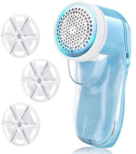 Rasoir Anti Bouloche, Anti Bouloche Appareil avec 3 Lames Remplaçables, Anti Bouloche Vetement, Rasoir Anti Bouloche Electrique pour Literie Mobilier, Rasoir Peluche Bouloche Rechargeable