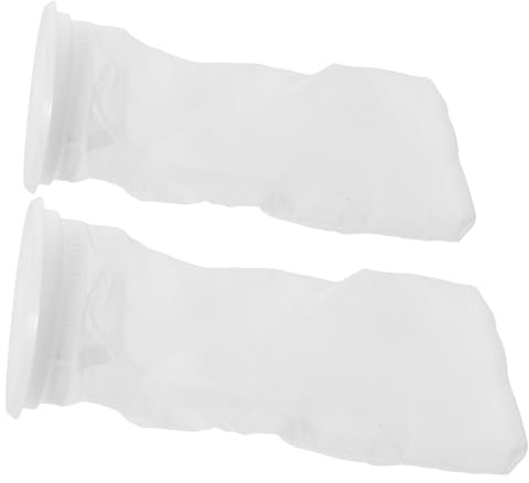 AKOOSY 2 Pièces Filtre IBC Nylon Réutilisable pour Couvercle Tonneau Pluie Maille Résistante Anti-débris pour Récupérateur Eau et Cuve Industrielle Accessoire Filtration Compatible Tonnes