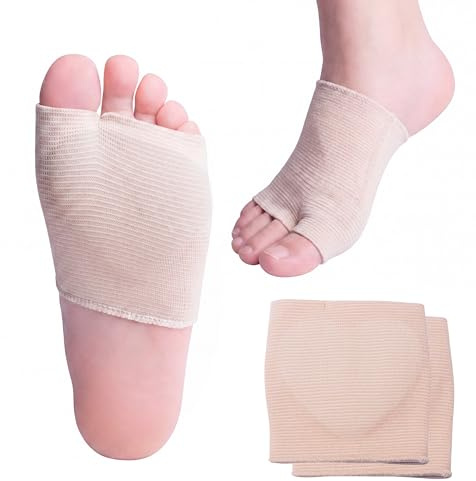 KMINA Cuscinetti Metatarsali Con Gel (2 Unità) Taglia S, Protezione Avampiede, Vestibilità Elastica, Lavabili e Riutilizzabili, per Piede Destro e Sinistro
