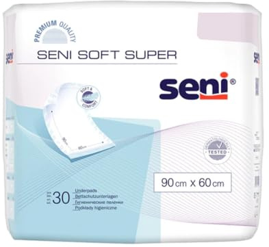 Seni Soft Super Bettschutzunterlagen 90x60 cm - PZN 13598602
