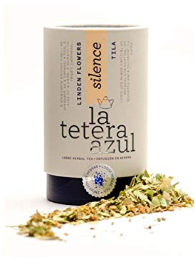 LA TETERA AZUL Infusión De Tila Premium, Pura, Limpia, Solo Flores De Tila. Infusión Relajante. Bote A Granel De 50 Gramos Para 33 Infusiones.