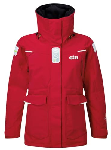 Gill Womens OS2 Offshore/Coastal Sailing Jacket 2022 - Red 8