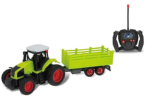 Teorema Giocattoli 67940 Tracteur Radiocommandé Rc avec Remorque Amovible