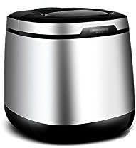 CLoxks Ice Maker Stainless Steel Countertop Ice Maker, 55 lbs. Ice in 24 Hours, 9 Bullet Cubes in 6 Mins Countertop Ice Machine for Home/Kitchen/Office/Bar Ice Machine