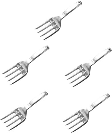 Kisangel Juego De Herramientas De Jardín De 5 Piezas Herramienta De Tenedor De Mano para Jardín Rastrillos De Hojas Rastrillo De Mano para Aflojar El Suelo Rastrillo De Flores