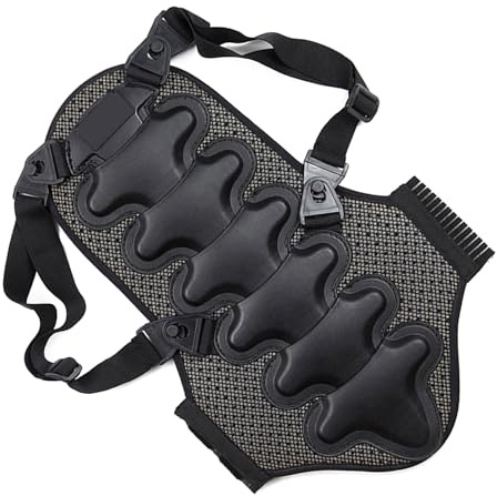 Protector de espalda para la columna vertebral, soporte de espalda para adultos, equipo de protección para esquí, snowboard, patinaje, patinaje