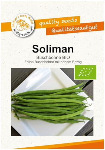 Bio-Bohnensamen Soliman Buschbohne Portion