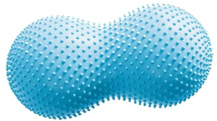 Aosekaa Balance Sitting Ball Flexible Seating Peanut Balance Ball for Home Gym Child Training Labor Birthing, Blue