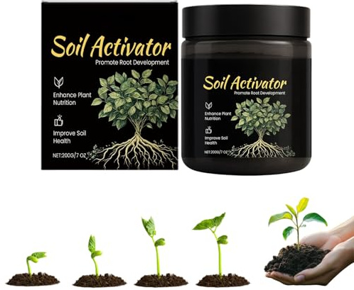 Soil Pro Activator, Water Soluble Formula for Vegetables, Flowers, Houseplants, Indoor and Outdoor Plant Care (1pcs)