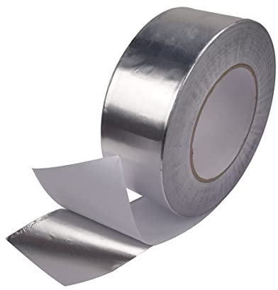 temproad 50mm x 50m Aluminium Self Adhesive Tape ，Aluminium Foil Heat Insulation Tape，Anti-aging and durable