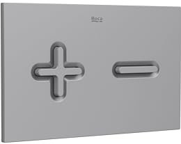 ROCA A890185002 PL6 ONE DUAL Pulsador Placa de Accionamiento Lacado Gris Posterior a 2021